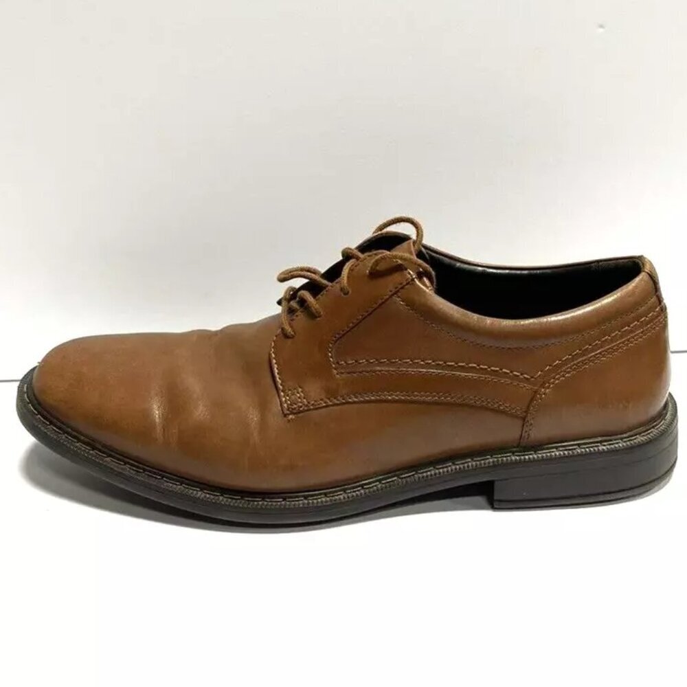 Rockport Men's Tanner Plain Toe Oxford Brown Size 11.5 WIDE